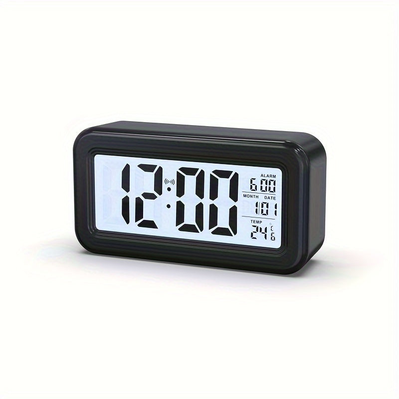 GlowStack - Minimalist Stackable LED Digital Alarm Clock