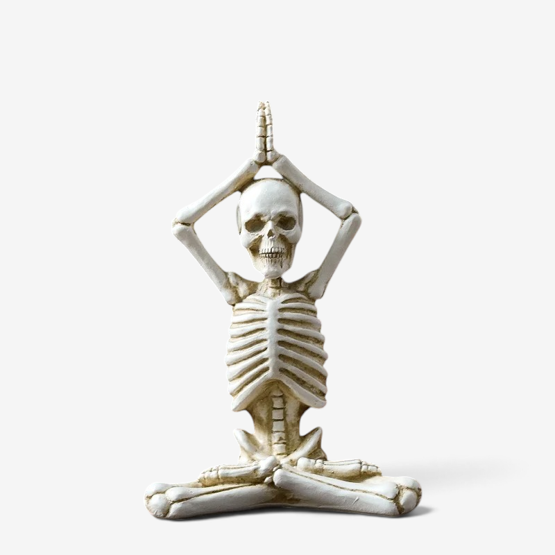 Spooky Skeleton Resin Figurine for Halloween