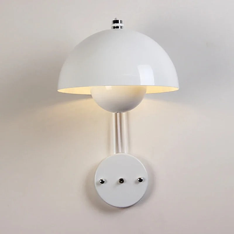 LumiShroom - Wall Light Mushroom-Inspired Design with Soft Ambient Glow | Elegant Minimalist Accent for Bedroom, Hallway, or Cozy Corner | Whimsical Decorative Lighting for Modern Interiors