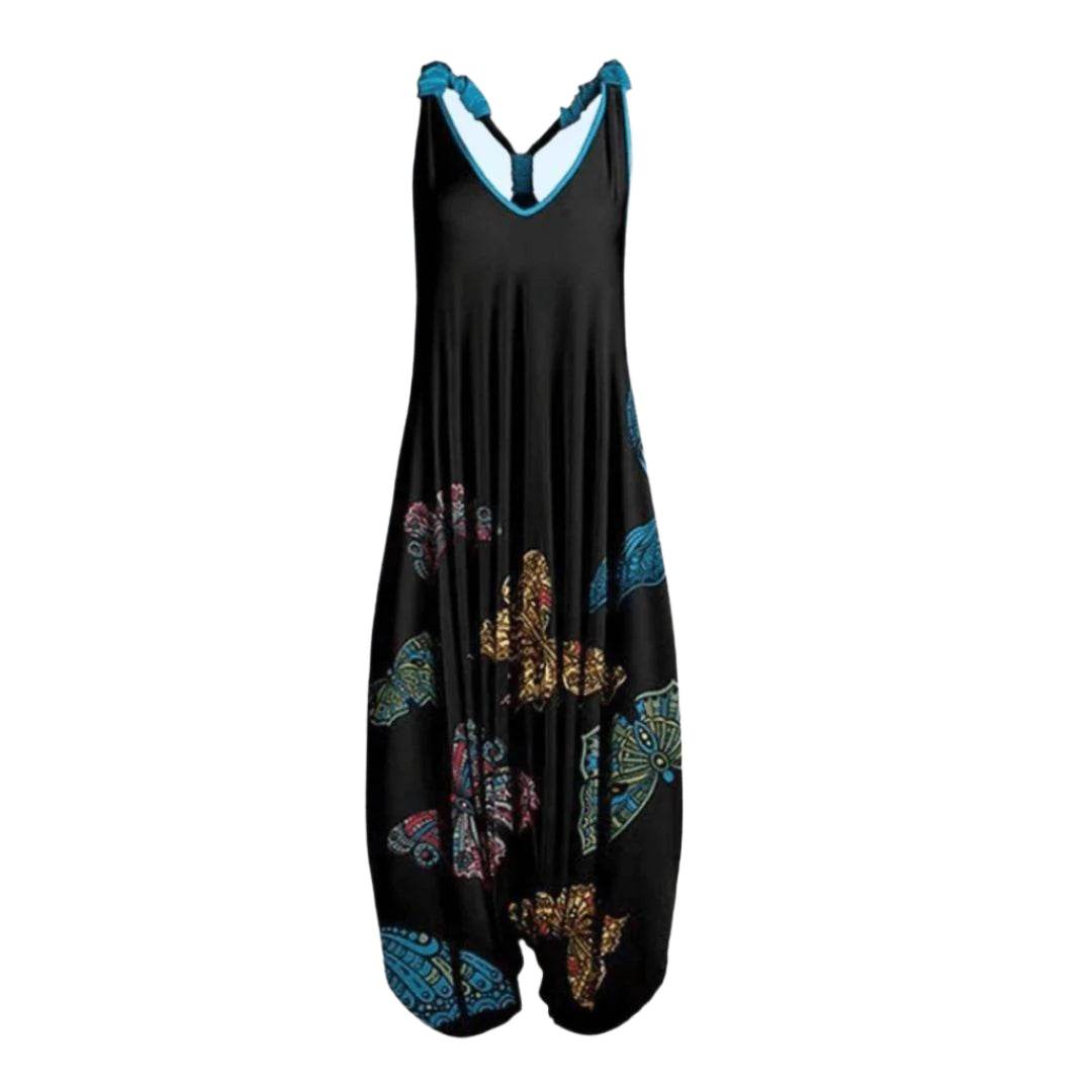 Via Printed Jumpsuit