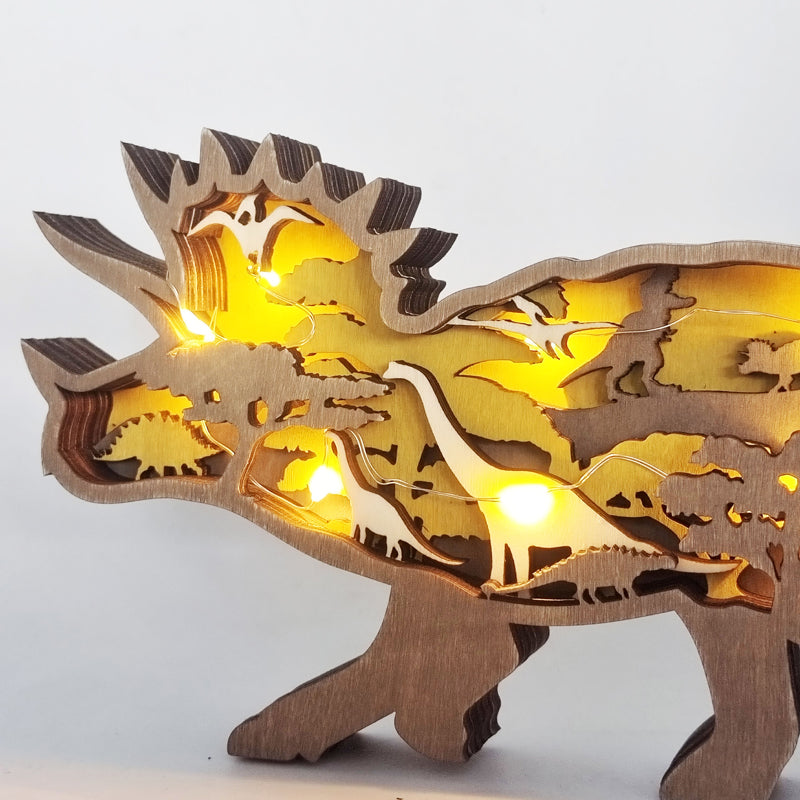 Everly 3D Handcrafted Wooden Animal Sculpture – Unique Art Decor & Gift