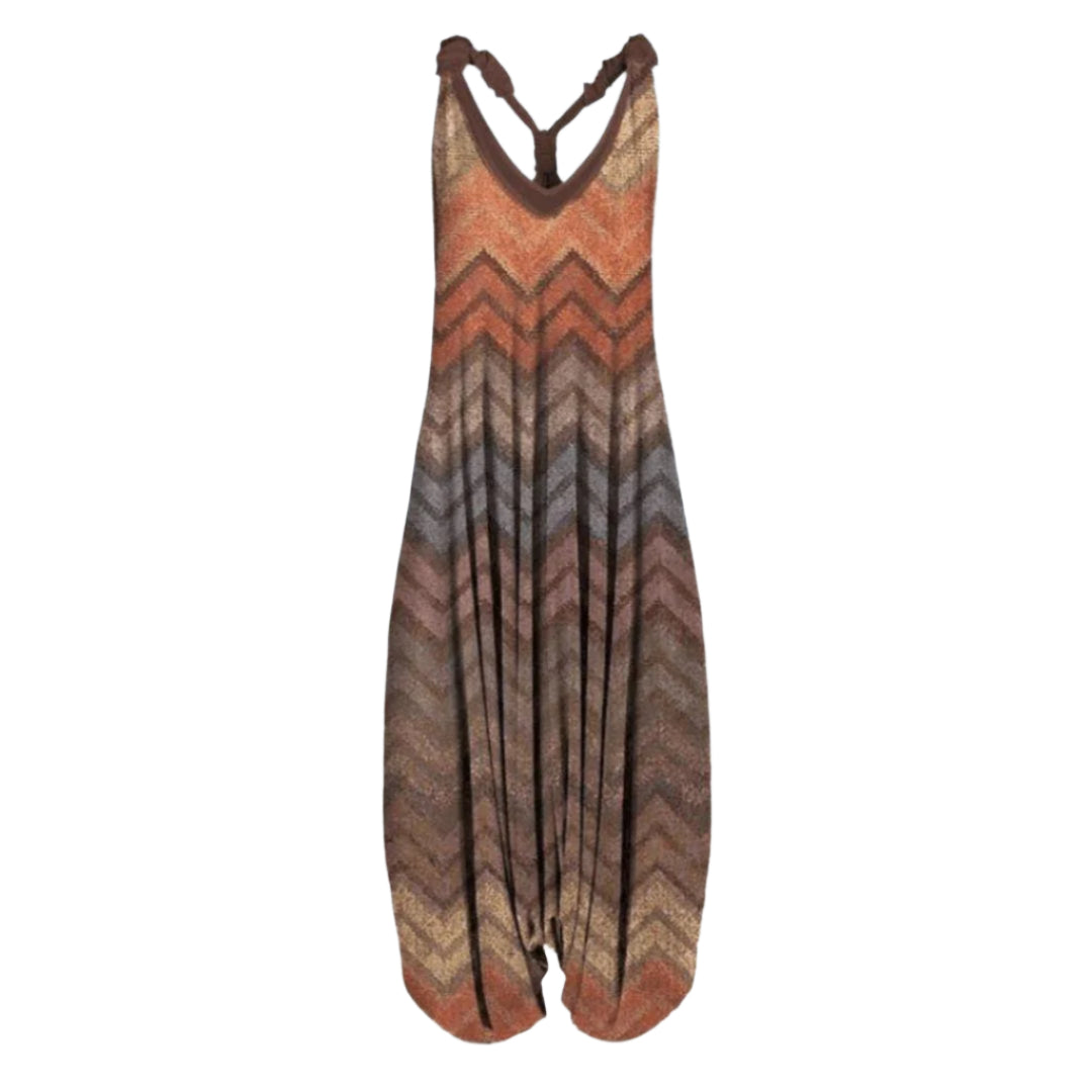 Via Printed Jumpsuit