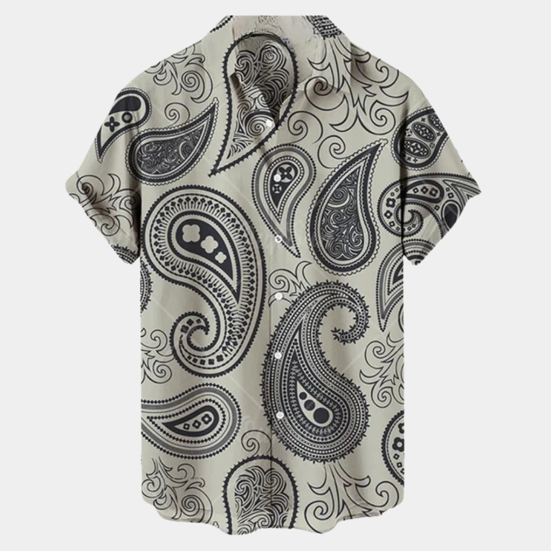 Emil Elegant Short Sleeve Button-Up Shirt