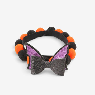 Festive Halloween Pet Collar with Pumpkin and Skull Designs