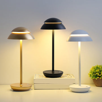 LumeTouch - Modern Minimalist Cordless Touch Lamp Sleek Contemporary Design for Any Decor | Touch Control with Adjustable Brightness for Every Mood | Energy-Efficient LED Glow for Bedside, Desk or Living Space