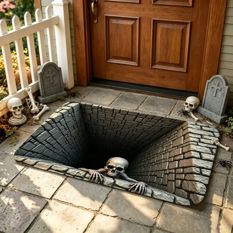 Hallowdepth - 3D optikai illúzió lábtörlő
