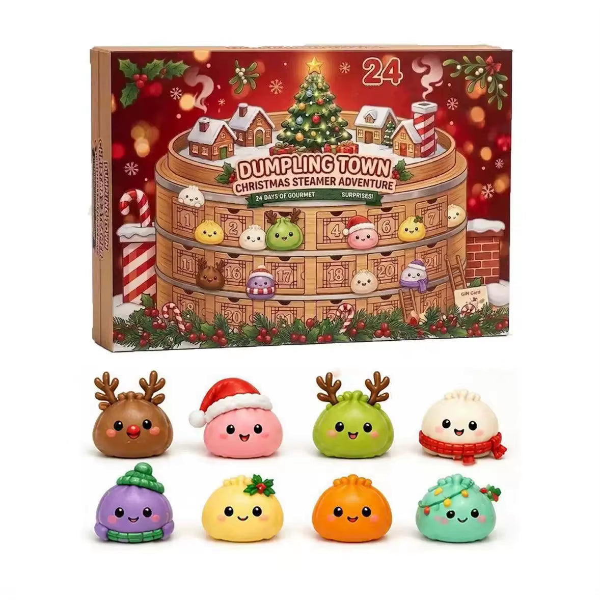 Sensimas - Squishy érzékelési játék adventi naptár 24 meglepetéssel