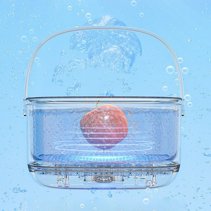 PureWash - Ultrasonic Multifunctional Produce Cleaner Chemical-Free Deep Cleaning for Fruits and Vegetables | Portable, Compact, and Easy-to-Use with One-Touch Operation