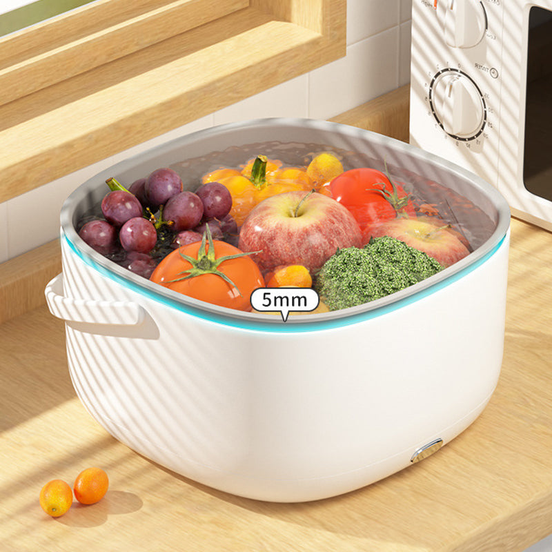 PureWash - Ultrasonic Multifunctional Produce Cleaner Chemical-Free Deep Cleaning for Fruits and Vegetables | Portable, Compact, and Easy-to-Use with One-Touch Operation
