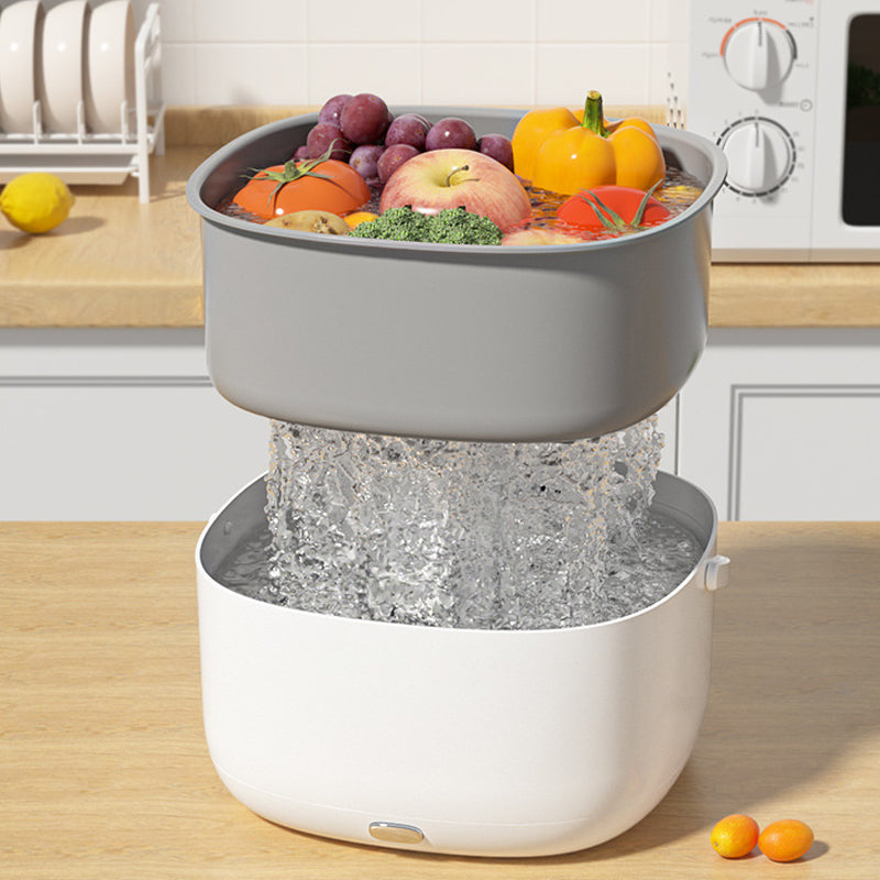 PureWash - Ultrasonic Multifunctional Produce Cleaner Chemical-Free Deep Cleaning for Fruits and Vegetables | Portable, Compact, and Easy-to-Use with One-Touch Operation