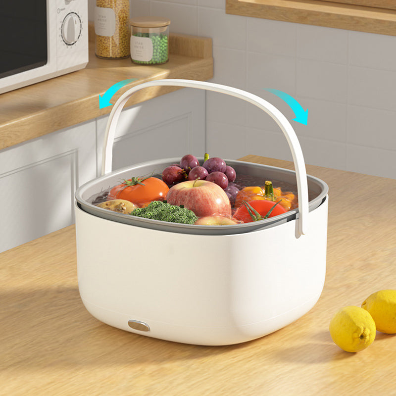 PureWash - Ultrasonic Multifunctional Produce Cleaner Chemical-Free Deep Cleaning for Fruits and Vegetables | Portable, Compact, and Easy-to-Use with One-Touch Operation