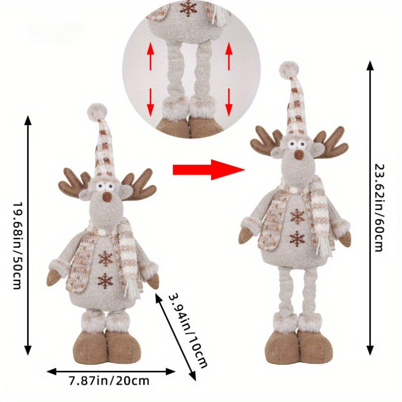 Vacation | Collectible Set Christmas Snowman and Reindeer Doll