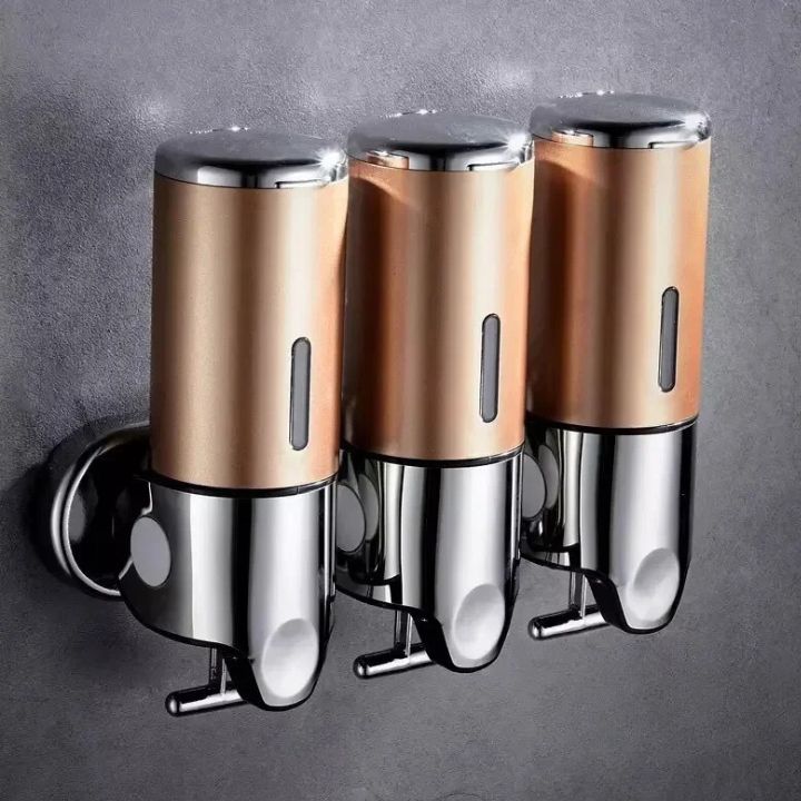 Luxora - Elegant Wall-Mounted Soap and Lotion Dispenser