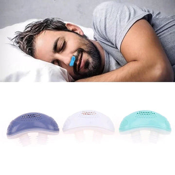 Microelectronic CPAP device for snoring