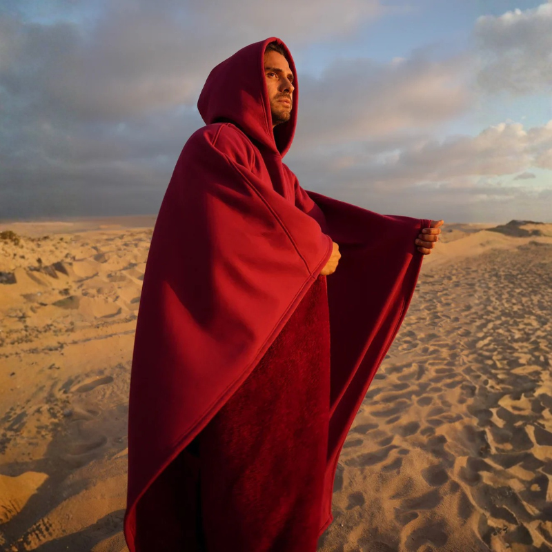 Oversized Fleece Blanket Hoodie