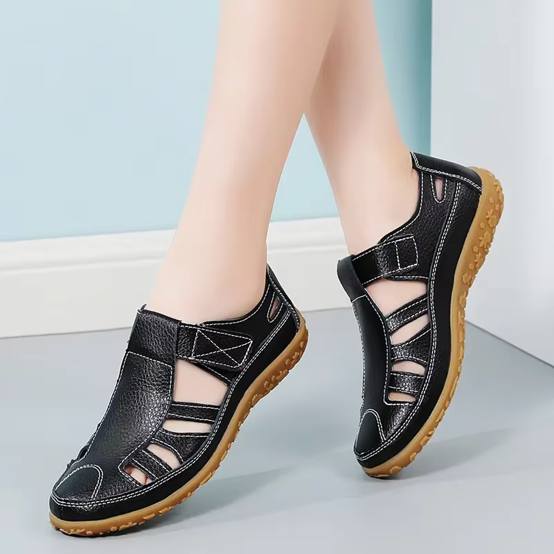Stylish Women's Slip On Sandals with Velcro Straps