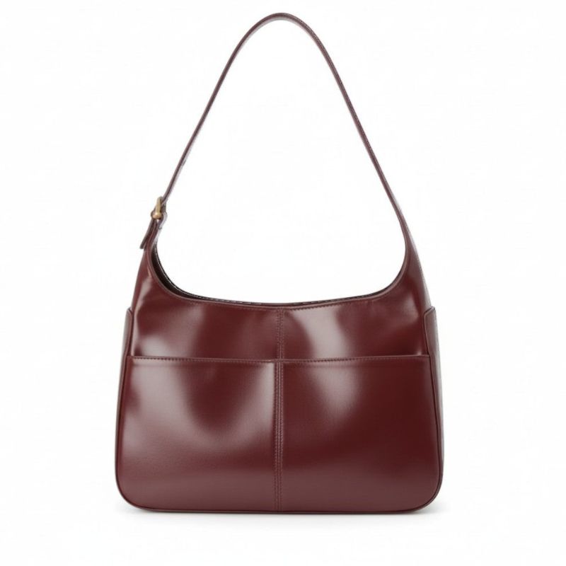 Zippered Shoulder Bag