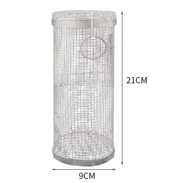 GrillMaster 360 Rotating BBQ Basket – Stainless Steel Grill Accessory