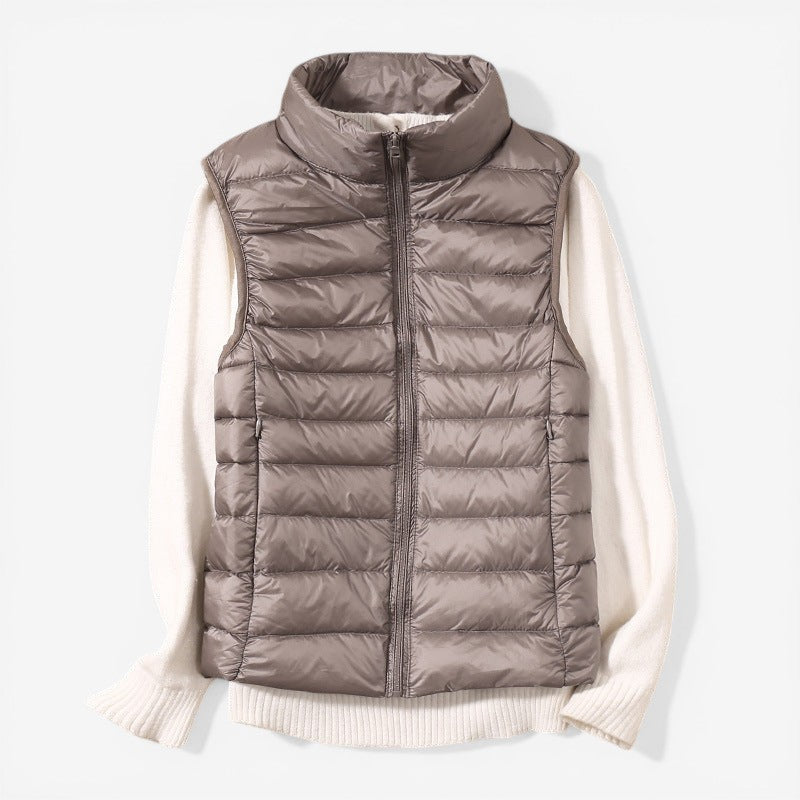 Women’s Sleeveless Zip-Up Jacket