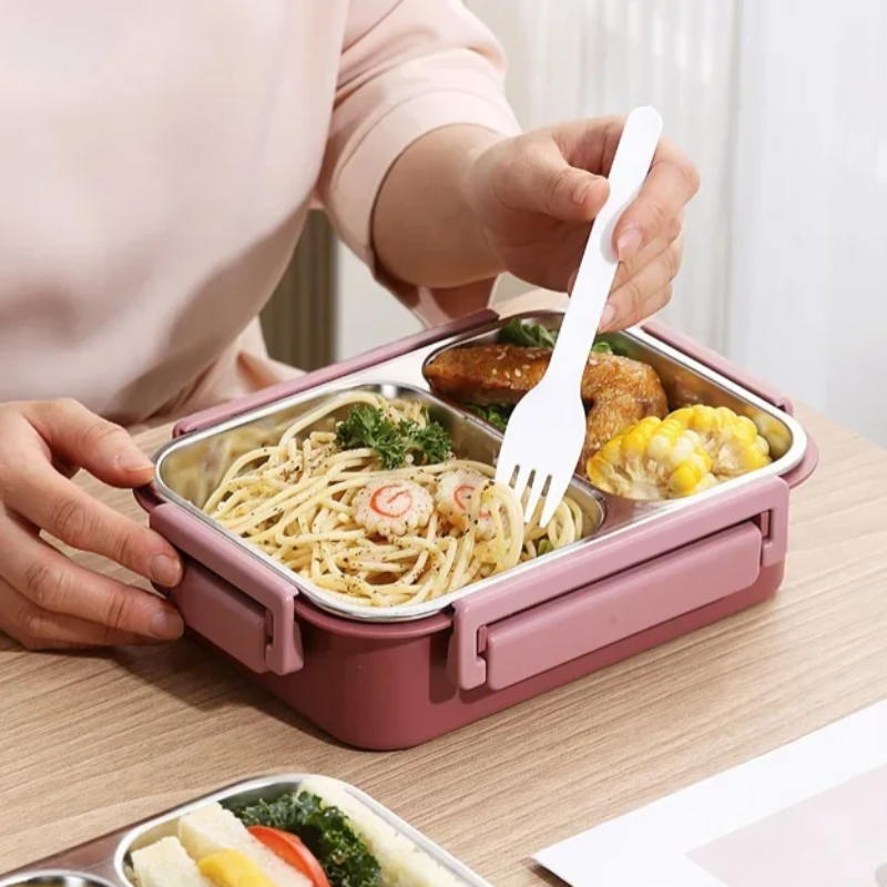 ThermoTray - Hőszigetelt ételtároló rozsdamentes acél rekeszekkel