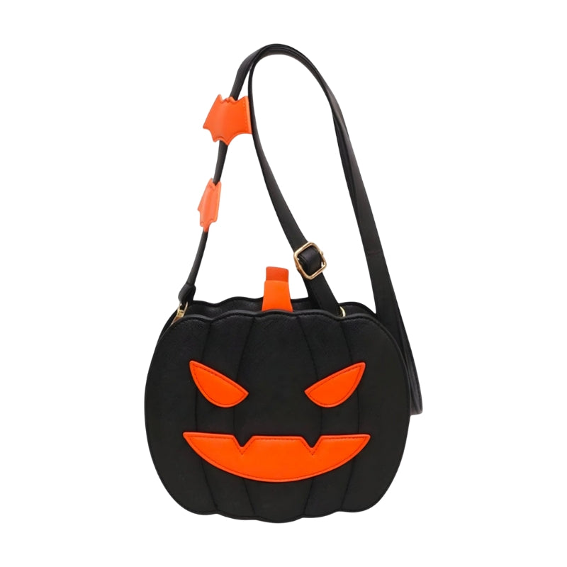 Juna Halloween Pumpkin Crossbody Bag – Adjustable Strap & Festive Design