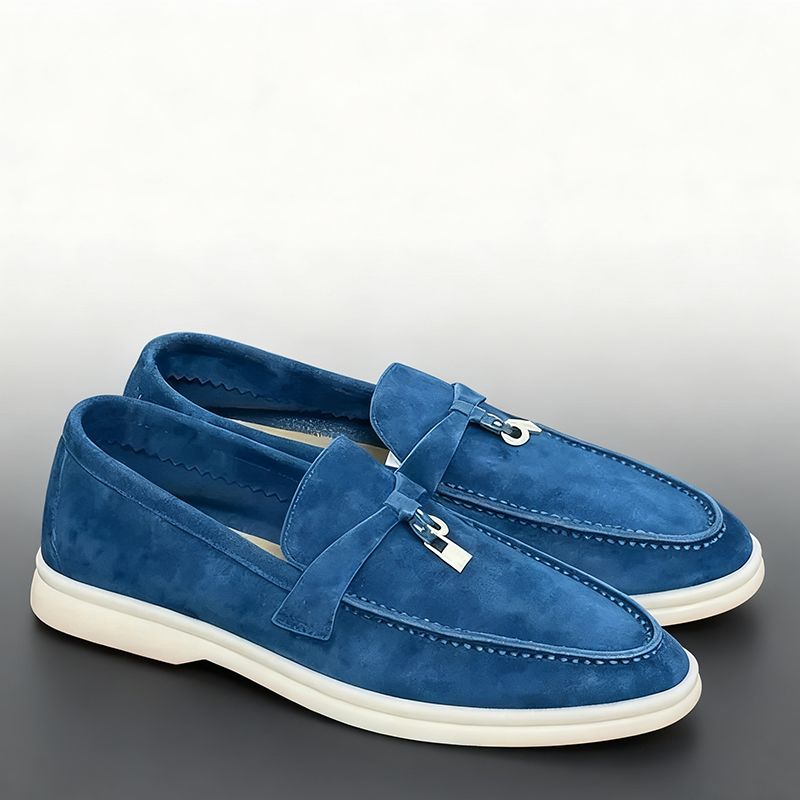 Round Toe Low Heel Loafers