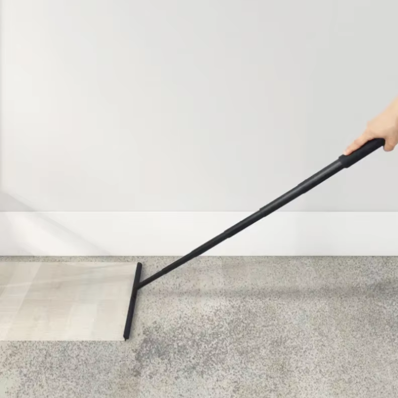 Mopvera - Telescopic Floor Squeegee with Flexible Rubber Blade