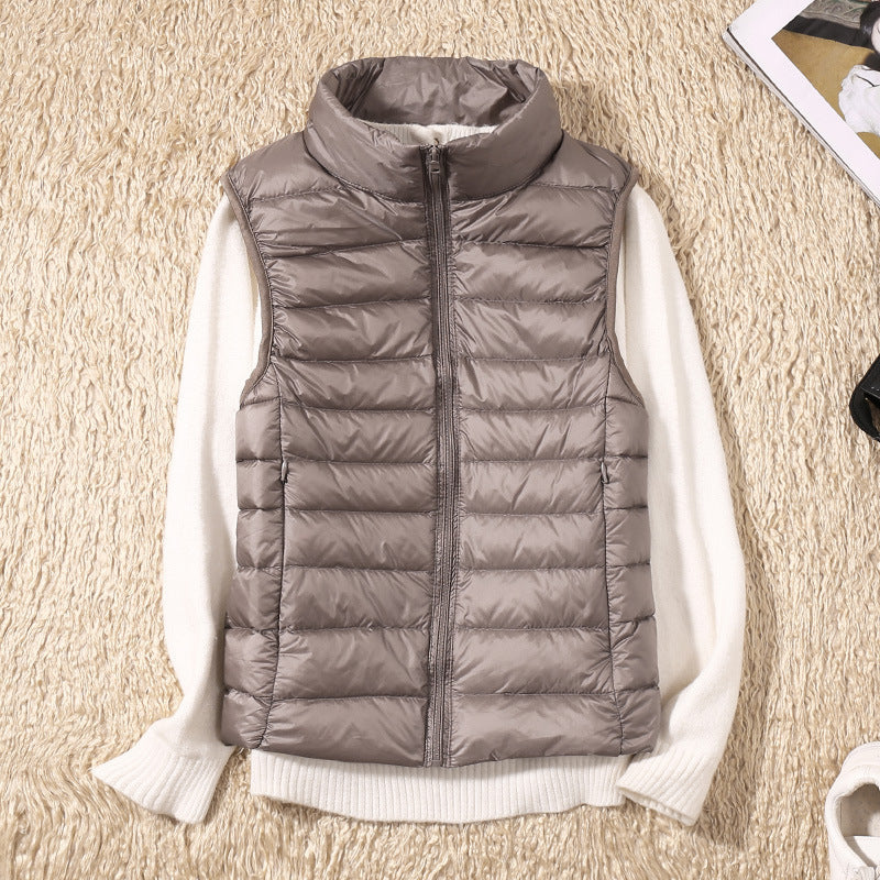 Women’s Sleeveless Zip-Up Jacket