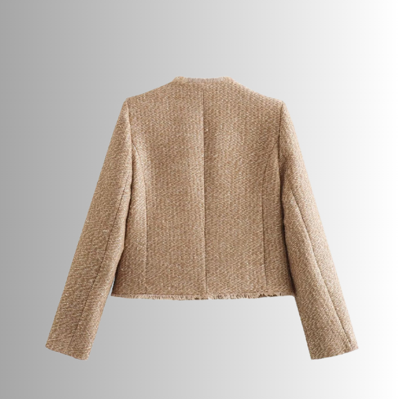 Women’s Short Structured Button Jacket