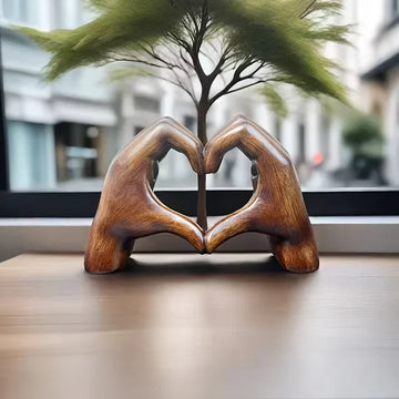 HeartGlow Handcrafted Love Symbol – Decorative Heart Sculpture for Home and Gifting