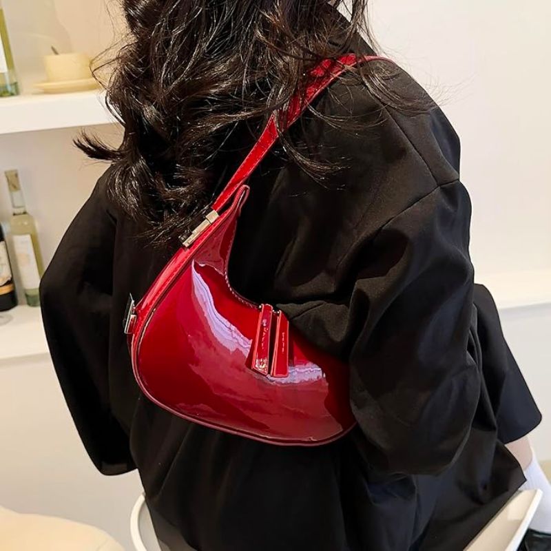 Half Moon Handbag with Strap