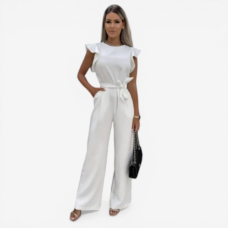 Women’s Butterfly Sleeve Wide Leg Jumpsuit