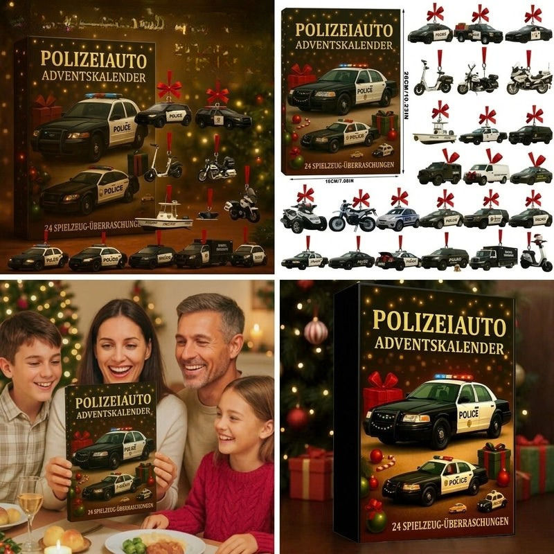 Patrolberry - Adventi naptár mini rendőrautókkal és kiegészítőkkel