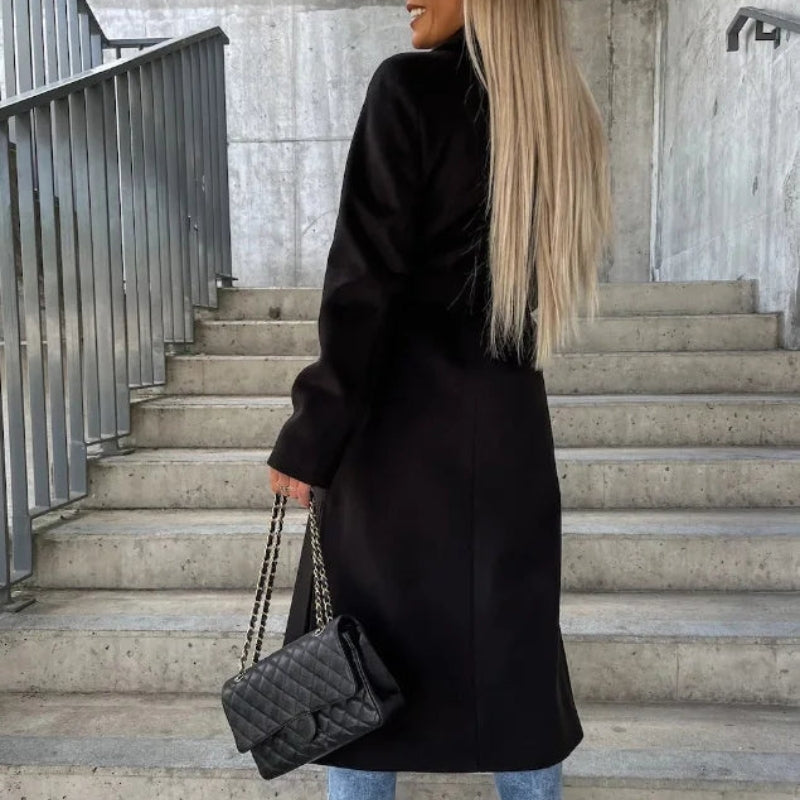 Women’s Belted Long Trench Coat