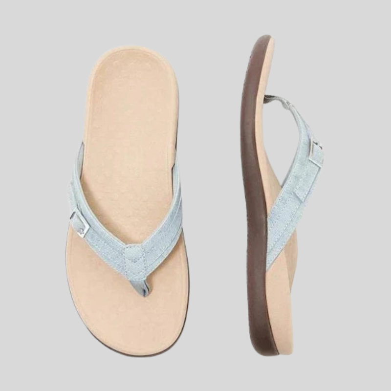 Decorative Strap Flip-Flop Slippers