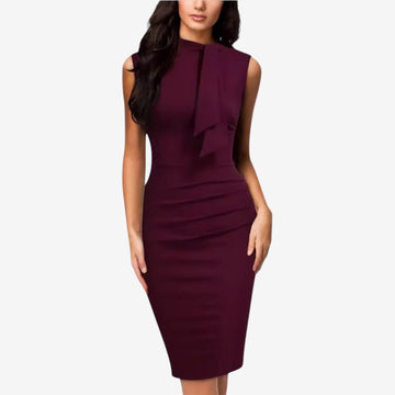 Sleeveless Slim Fit Midi Dress