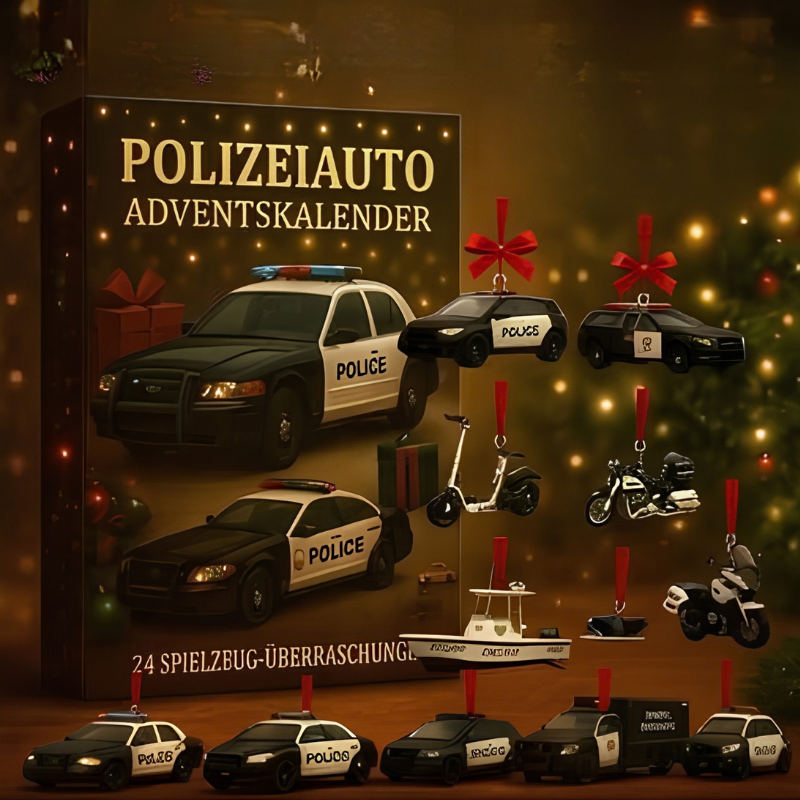 Patrolberry - Adventi naptár mini rendőrautókkal és kiegészítőkkel