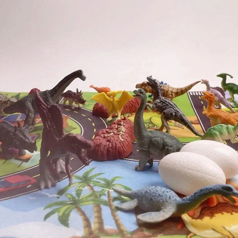 Rexmas - Dinoszaurusz adventi naptár 24 figurával és játszószőnyeggel