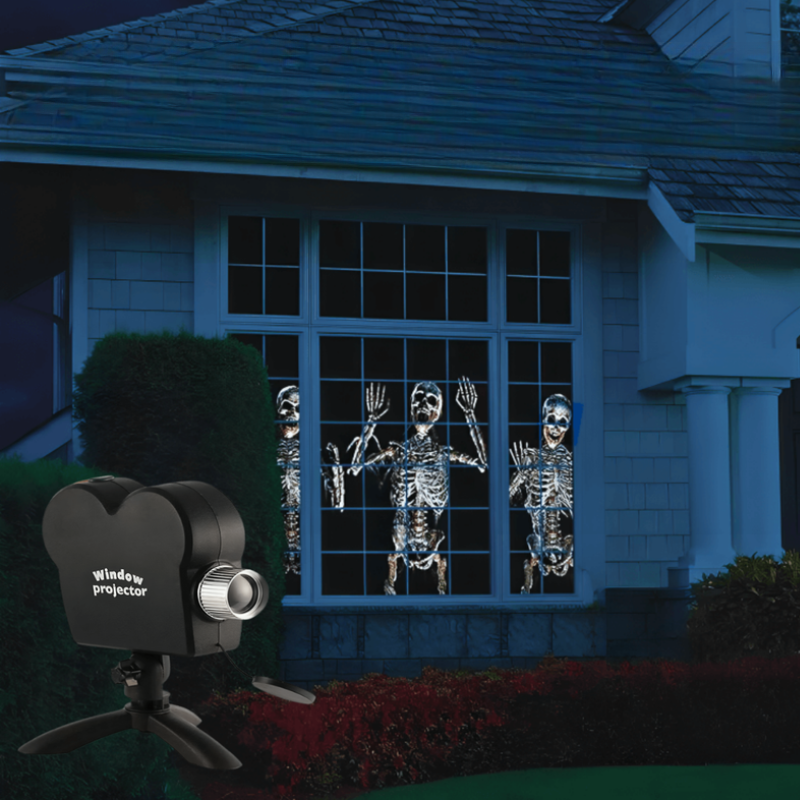 GlowCraft - Spooky Halloween Projector for Enchanting Displays