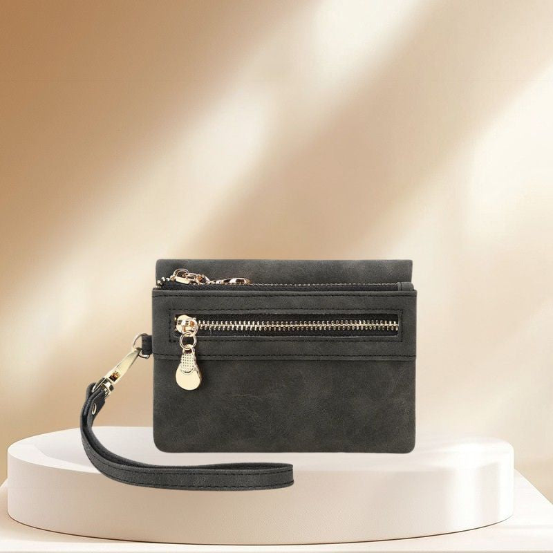 Zipped Wallet with Coin Purse for Women