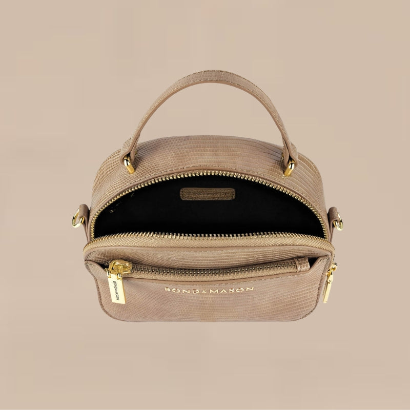 Structured Handbag with Adjustable Strap