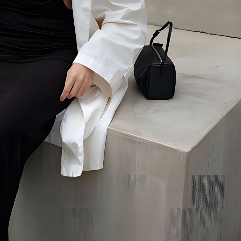 Compact Zip Shoulder Bag