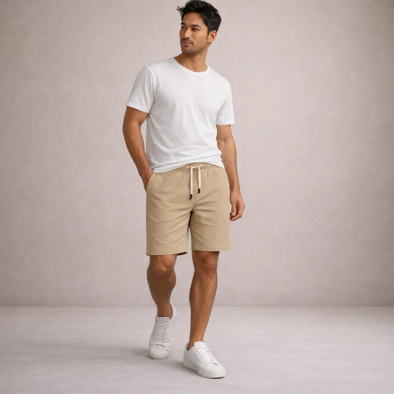 Men's Comfortable Drawstring Shorts with Pockets
