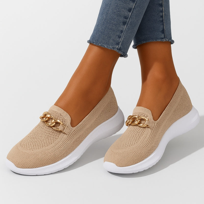 Women’s Slip-On Chain Detail Casual Shoes