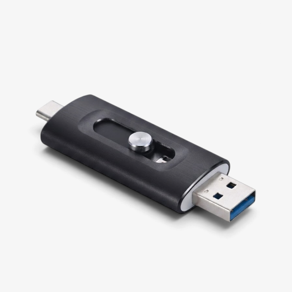 Databrace - 3 az 1-ben USB flash meghajtó USB 3.0 és Type-C csatlakozókkal