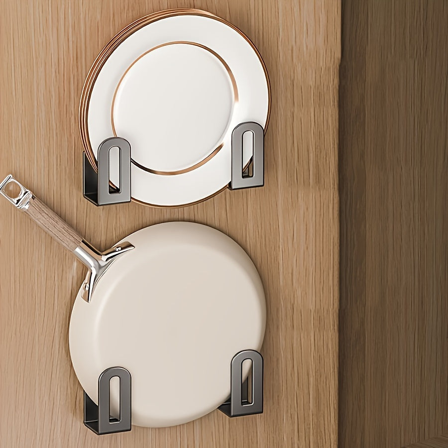 HagenStainless - Stainless Steel Kitchen Hook Rack Wall-Mounted Design for Space-Saving Storage | Durable Rust-Resistant Construction | Multipurpose Hooks for Hanging Utensils, Pots, Towels, and More