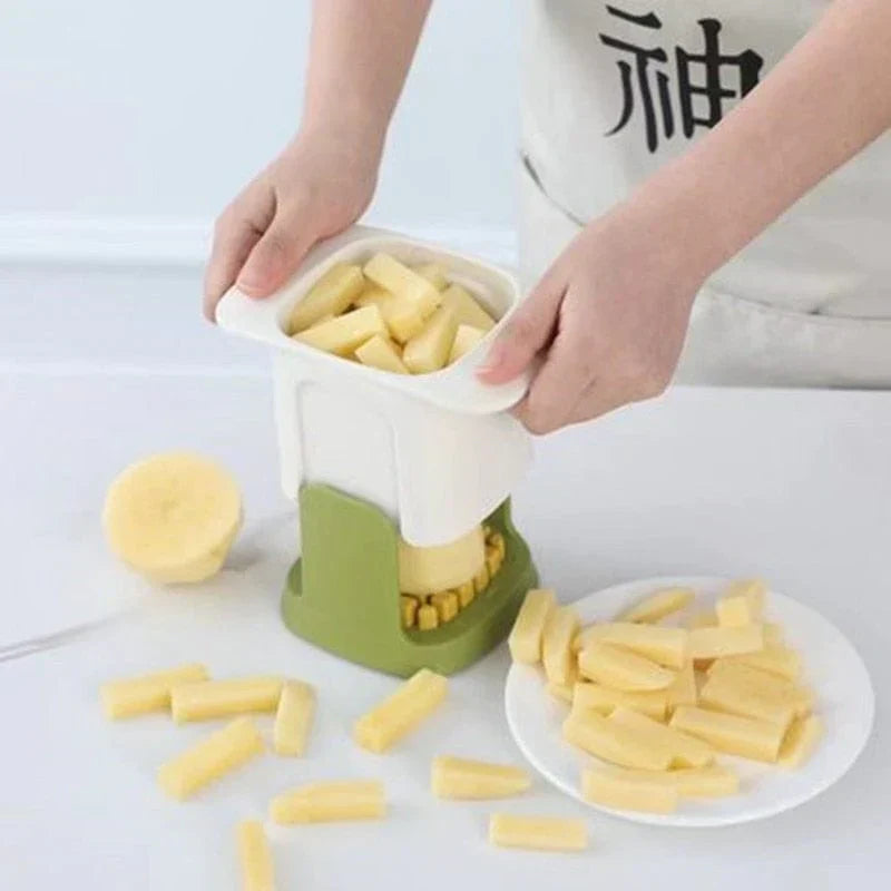 EasyPrep - Multi-Function Vegetable Chopper Dice, Slice, and Julienne with Interchangeable Blades | Compact, Space-Saving Design for Easy Storage | Durable, Food-Safe Construction for Effortless Meal Prep