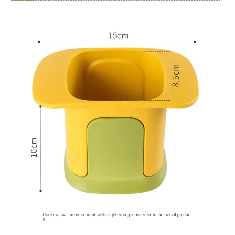 EasyPrep - Multi-Function Vegetable Chopper Dice, Slice, and Julienne with Interchangeable Blades | Compact, Space-Saving Design for Easy Storage | Durable, Food-Safe Construction for Effortless Meal Prep