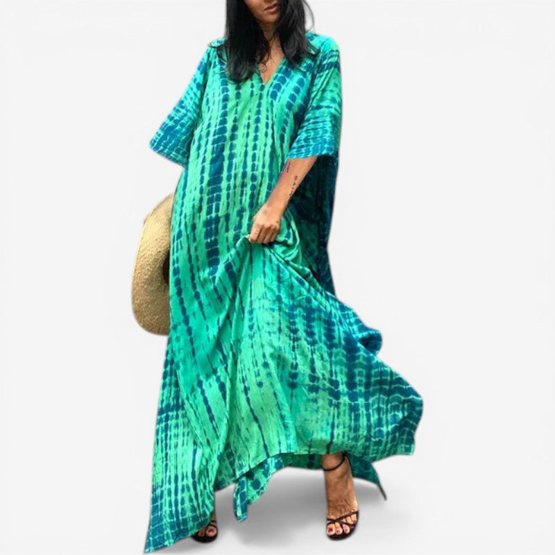 V-Neck Long Sleeve Everyday Dress