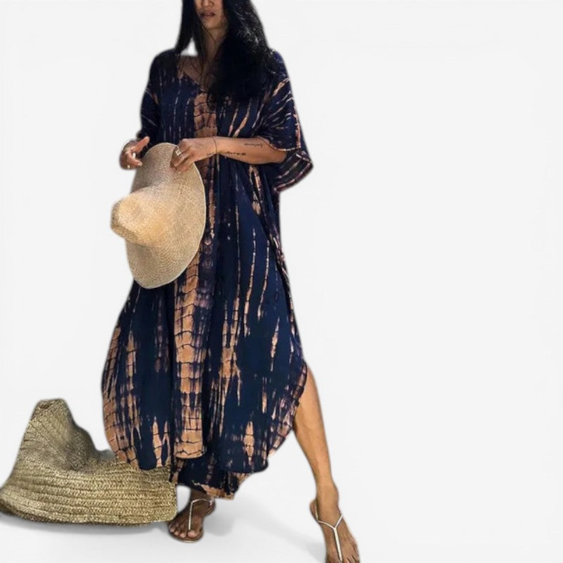 V-Neck Long Sleeve Everyday Dress